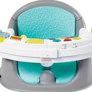 Infantino Blue and Gray Interactive Play Seat